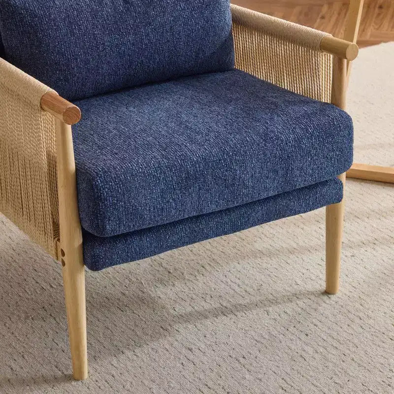 Fauteuil Karl Home Chenille avec coussin