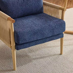 Fauteuil Karl Home Chenille avec coussin
