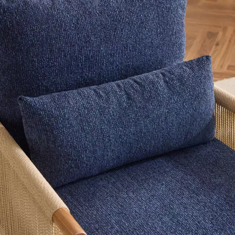 Fauteuil Karl Home Chenille avec coussin