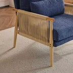 Fauteuil Karl Home Chenille avec coussin