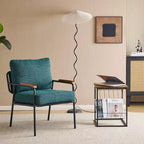 Fauteuil d'appoint moderne Karl pour salon ou chambre à coucher