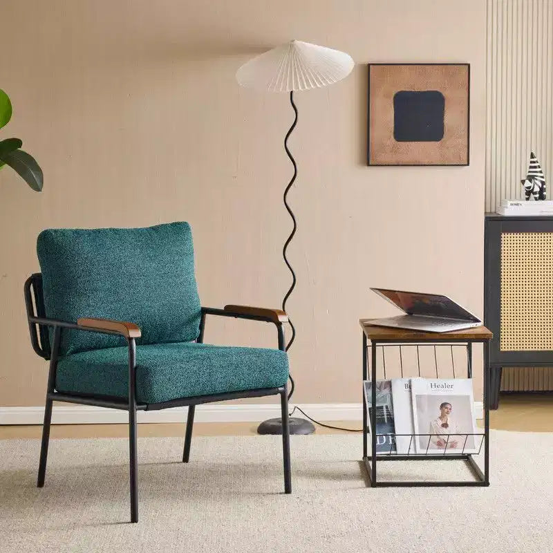 Fauteuil d'appoint moderne Karl pour salon ou chambre à coucher