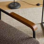 Fauteuil d'appoint moderne Karl pour salon ou chambre à coucher