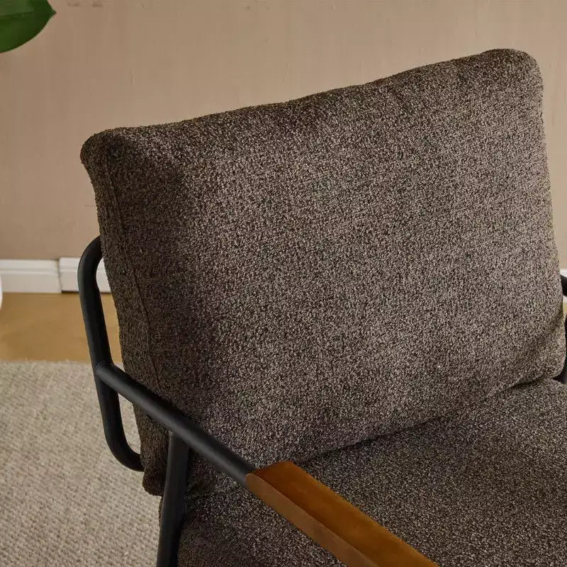 Fauteuil d'appoint moderne Karl pour salon ou chambre à coucher