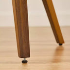 Chaise de salle à manger Art Leon en similicuir et bois courbé