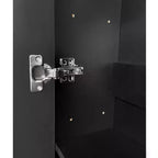 Meuble à chaussures multifonctionnel avec seau basculant, armoire de rangement pour entrée, organisateur de porte-chaussures avec 6 tiroirs rabattables et 4 crochets, blanc/noir-ModernLuxe