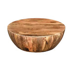 Table basse ronde en bois de manguier Royal Hampton