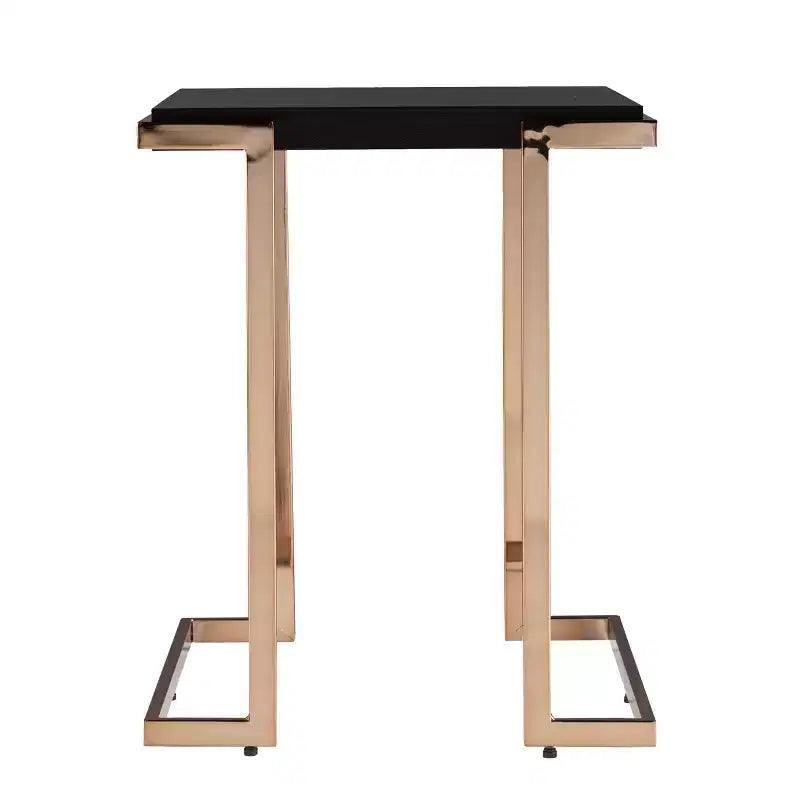 Holly & Martin Barcia Side Table - Black - SEI
