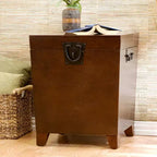 Table d'appoint Pyramid Trunk - Marron - SEI