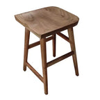 Tabouret de comptoir Royal Hampton en bois d'acacia sans dossier, fait à la main, hauteur 61 cm
