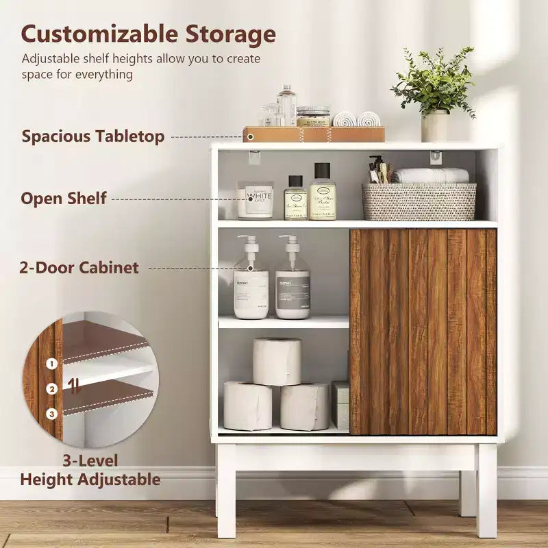 Meuble de rangement WC SkyzooÉtagère de salle de bain peu encombrante pour petits espaces, blanc