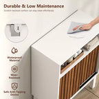 Meuble de rangement WC SkyzooÉtagère de salle de bain peu encombrante pour petits espaces, blanc