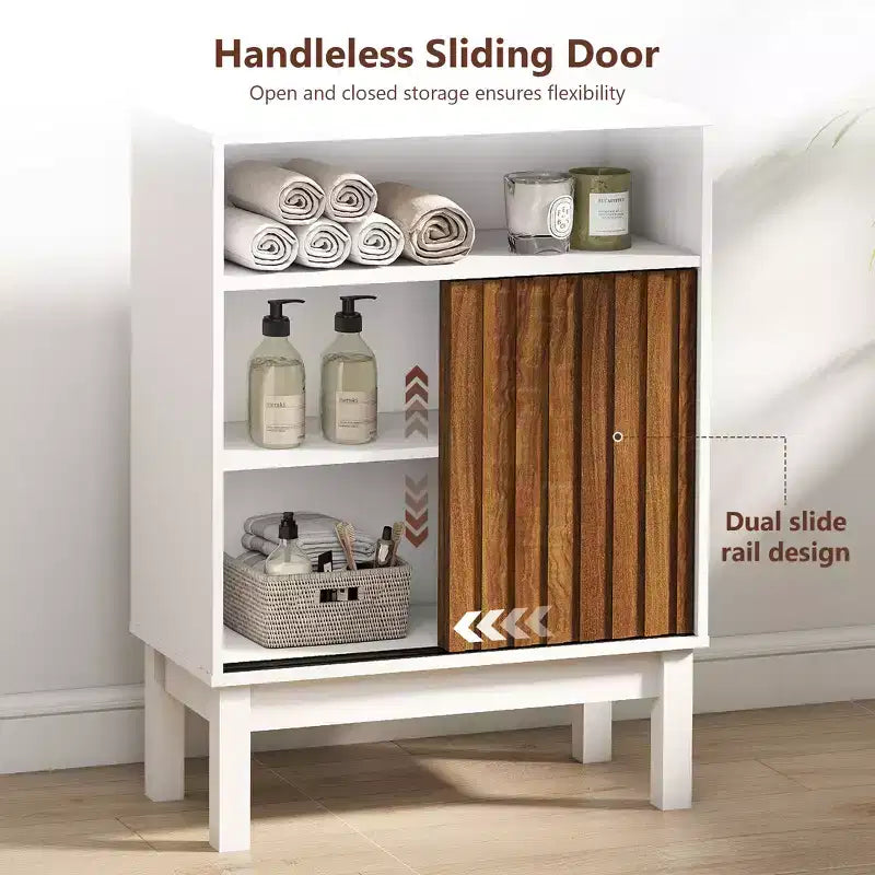 Meuble de rangement WC SkyzooÉtagère de salle de bain peu encombrante pour petits espaces, blanc