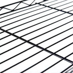 Étagère modulable à 5 niveaux en métal noir, robuste