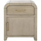 Amika Nightstand - NST2401 - White Washed - Safavieh
