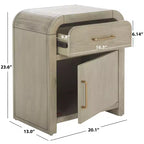 Table de chevet Amika - NST2401 - Blanc délavé - Safavieh