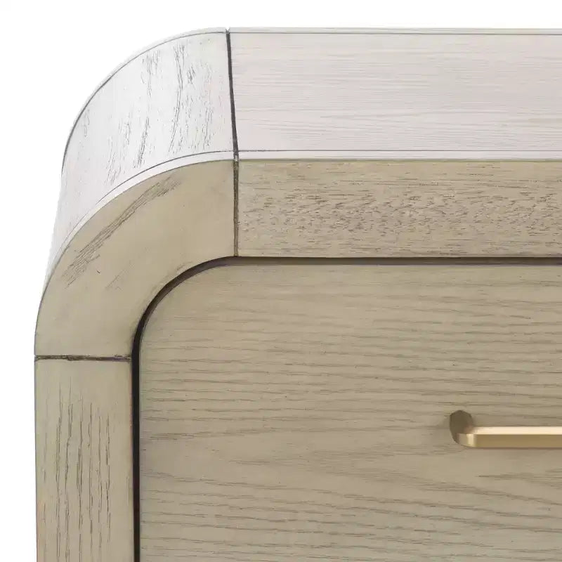 Table de chevet Amika - NST2401 - Blanc délavé - Safavieh
