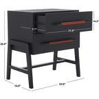 Table de chevet Tiona 2 tiroirs - NST6605 - Safavieh