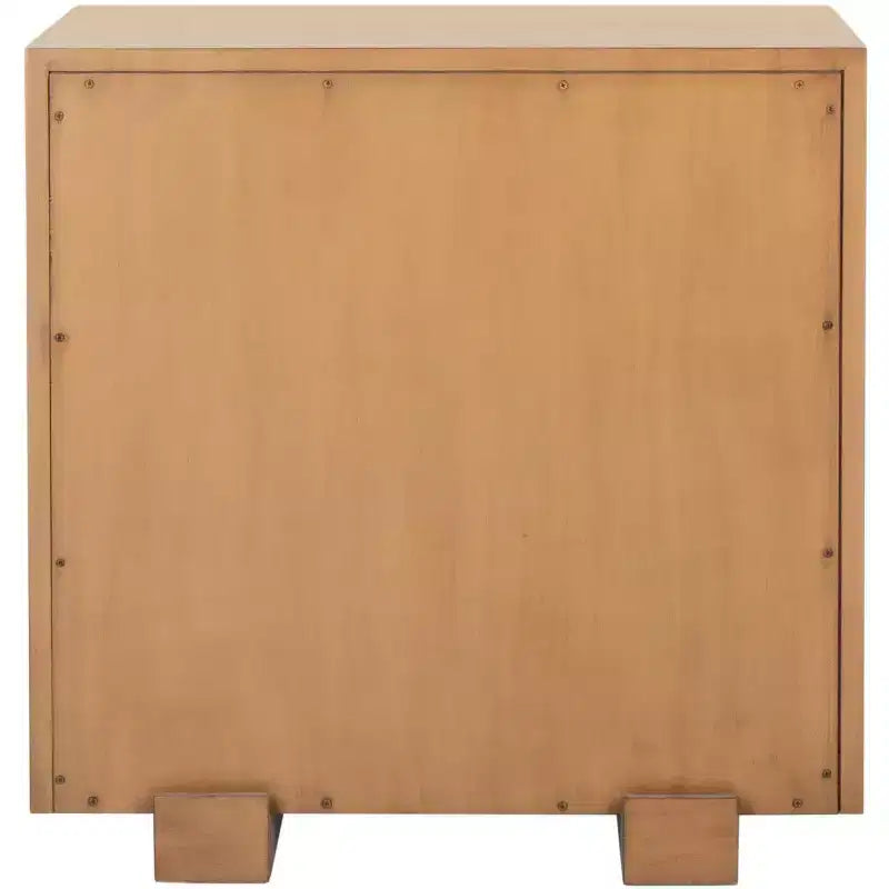 Table de chevet Rosario en bois tressé - SFV1303 - Safavieh Couture