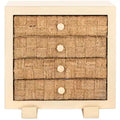 Rosario Woven Wood Nightstand - SFV1303 - Safavieh Couture