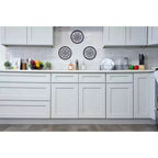 Meuble de cuisine bas CASAINC de 30 po L x 24 po P x 34,5 po H avec tiroir et charnières à fermeture amortie, en contreplaqué, armoire RTA