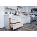 Meuble de cuisine bas CASAINC de 30 po L x 24 po P x 34,5 po H avec tiroir et charnières à fermeture amortie, en contreplaqué, armoire RTA