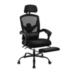 MAYEERTY Chaise de bureau pivotante à 360° réglable en hauteur, siège pneumatique, capacité de poids de 125 kg