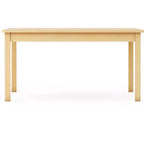 Table pour tout-petits Guidecraft EdQ - Naturel : Table d'activités rectangulaire en bois pour enfants, 76x91 cm | Bureau pour tout-petits pour salle de jeux, école maternelle, garderie