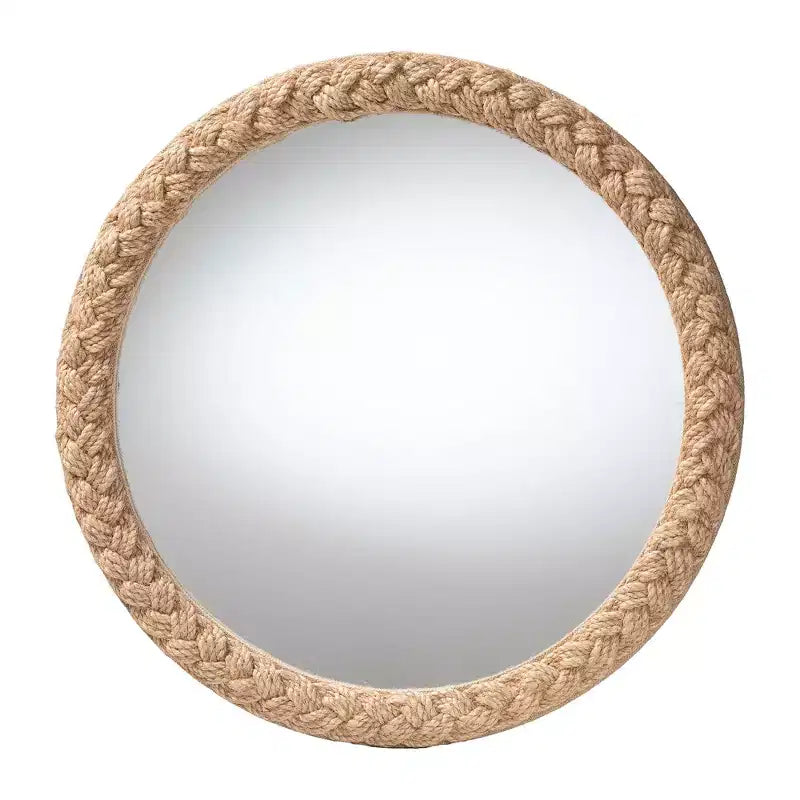 Miroir décoratif en corde tressée Shara Coastal bali & pari