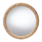 Miroir décoratif en corde tressée Shara Coastal bali & pari