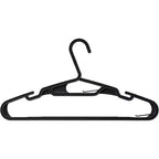 Cintres IRIS USA, cintres en plastique souple et durable avec encoches pour les épaules et crochets pour accessoires