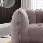 Fauteuil poire souple en mousse (copeaux) haute résilience pour salon et chambre à coucher