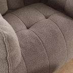 Fauteuil poire souple en mousse (copeaux) haute résilience pour salon et chambre à coucher