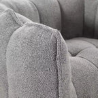 Fauteuil poire souple en mousse (copeaux) haute résilience pour salon et chambre à coucher