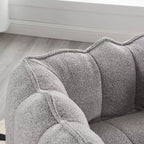 Fauteuil poire souple en mousse (copeaux) haute résilience pour salon et chambre à coucher
