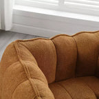 Fauteuil poire souple en mousse (copeaux) haute résilience pour salon et chambre à coucher
