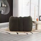 Fauteuil poire souple en mousse (copeaux) haute résilience pour salon et chambre à coucher