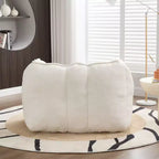Fauteuil poire souple en mousse (copeaux) haute résilience pour salon et chambre à coucher