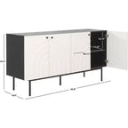 Buffet/Meuble TV 4 portes Mayln - MED9634 - Safavieh