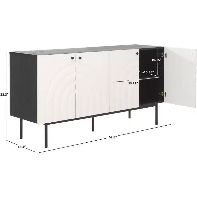 Buffet/Meuble TV 4 portes Mayln - MED9634 - Safavieh