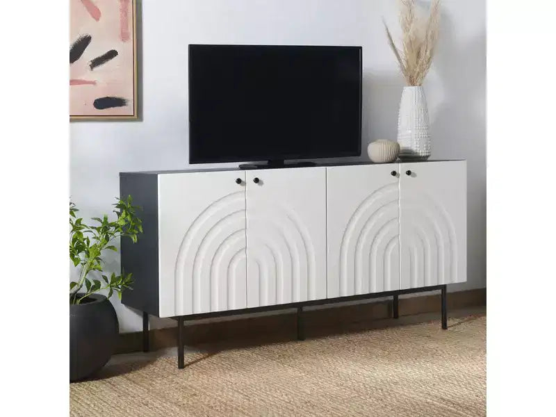 Buffet/Meuble TV 4 portes Mayln - MED9634 - Safavieh
