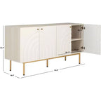 Buffet/Meuble TV 4 portes Mayln - MED9634 - Safavieh
