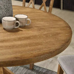 Table à manger Windvale avec piètement en croix
