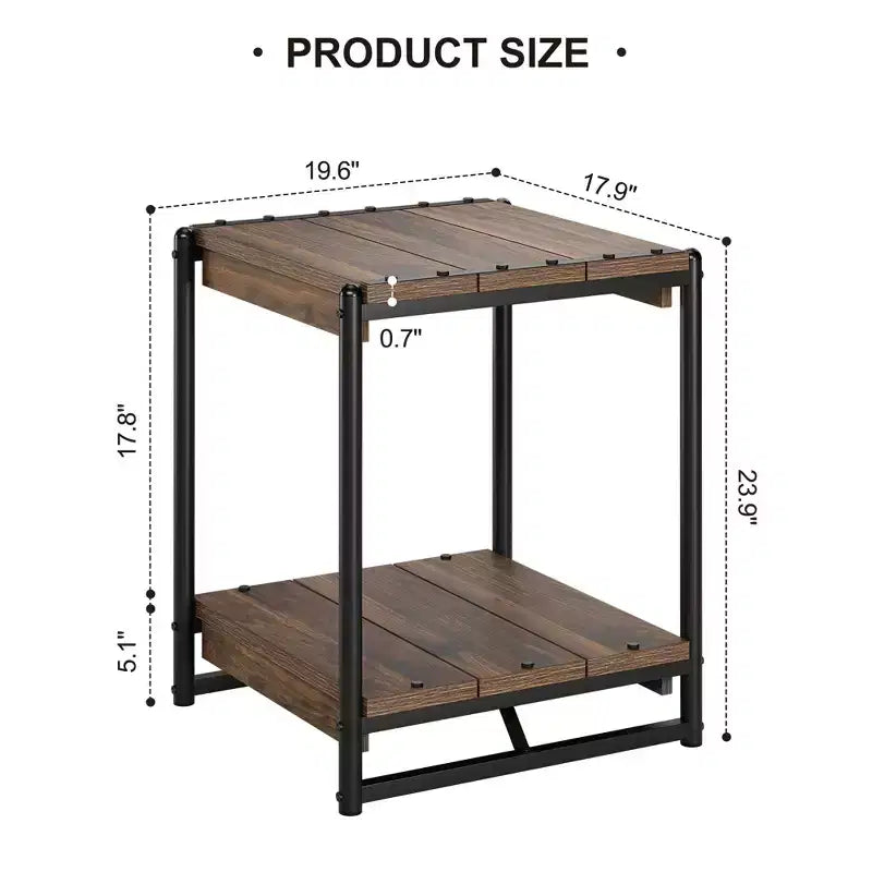 Table d'appoint pivotante Acekool 360° avec station de charge, 3 niveaux de rangement, roulettes verrouillables et sac latéral – Table de chevet/d'appoint mobile pour salon et chambre