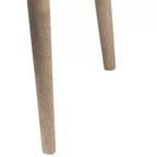 Table de chevet Royal Hampton avec 2 tiroirs et poignées en laiton, en manguier sablé