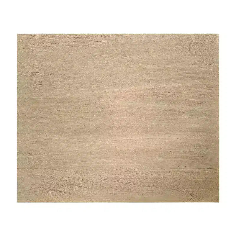 Table de chevet Royal Hampton avec 2 tiroirs et poignées en laiton, en manguier sablé