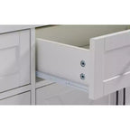 Meuble TV multifonctionnel Okak 61 pour salon, commode pour chambre à coucher, armoire de rangement de grande capacité pour cuisine et entrée