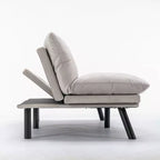 Canapé-lit futon moderne Okak, canapé-lit convertible pour petits appartements, salon