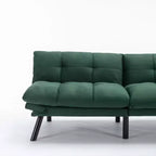Canapé-lit futon moderne Okak, canapé-lit convertible pour petits appartements, salon