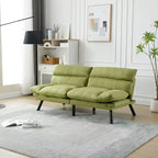 Canapé-lit futon moderne Okak, canapé-lit convertible pour petits appartements, salon